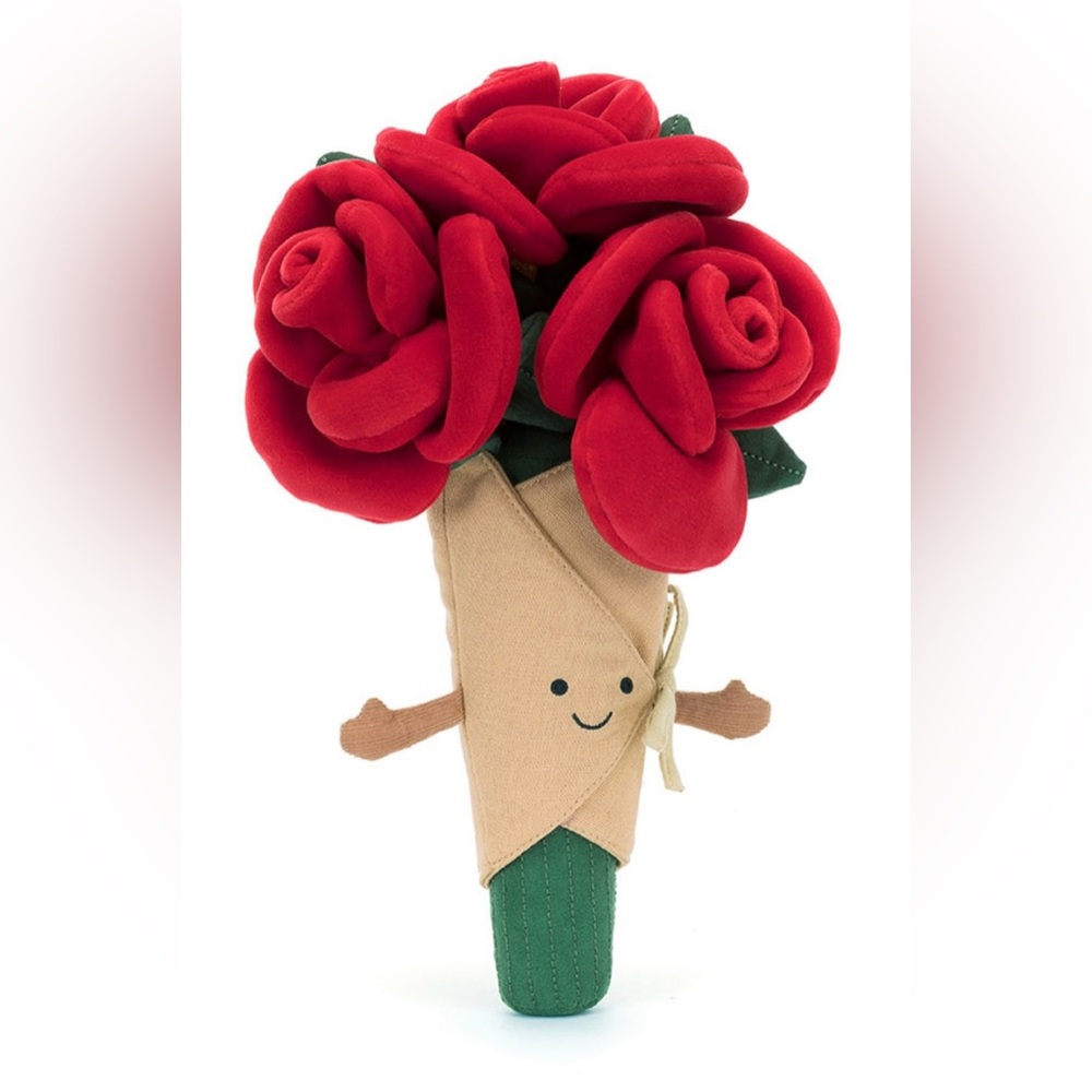 JELLYCAT NWT Amuseables Rose Bouquet